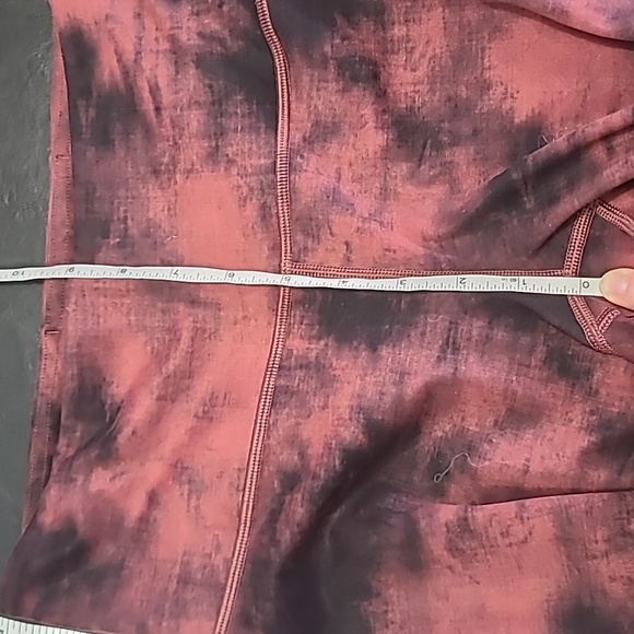 Athleta Women's red elation ice dye 7/8 tight size SP athletic yoga casual - Picture 8 of 9